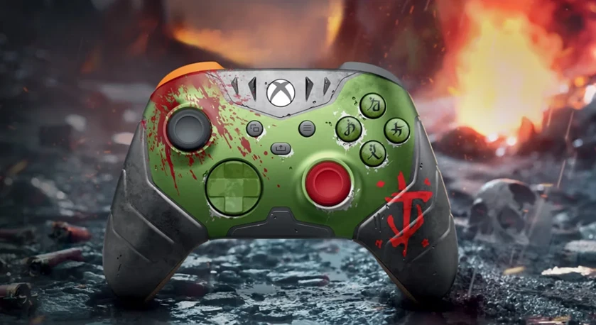 Microsoft выпустит лимитированную серию геймпадов в стиле Doom. На этот раз без задниц