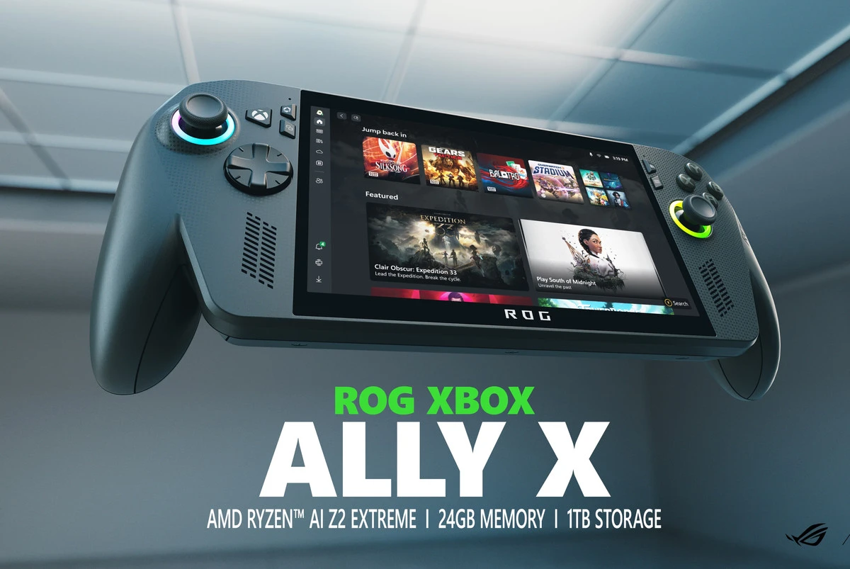 «Это изменит игровой мир»: Microsoft представила портативные компьютеры ROG Xbox Ally 