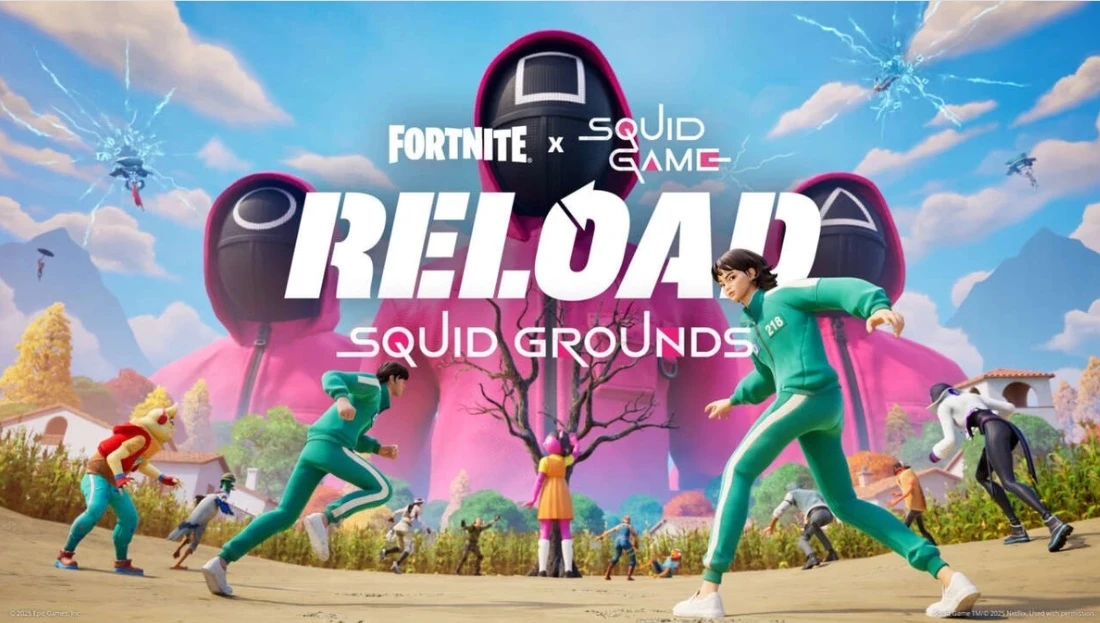 Fortnite объединилась с «Игрой в кальмара»