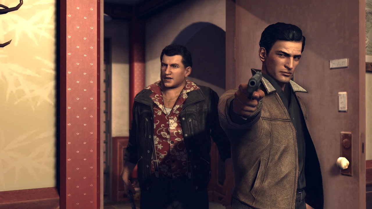 Джо Барбаро (на заднем плане) Mafia 2